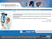 Tablet Screenshot of infopoumon.com